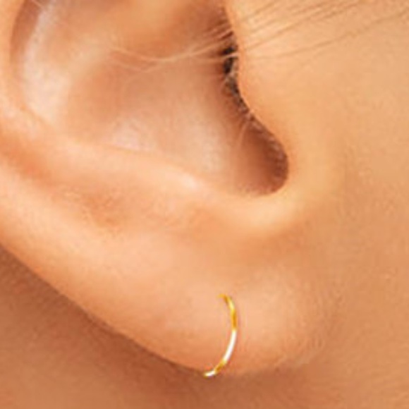 Yellow Gold Flashed Sterling Silver Small Endless - Picture 6 of 6